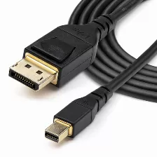 Cable Displayport Startech.com Mini Displayport 1.4, 2 M, Negro