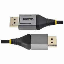 Cable Displayport Startech.com Displayport 1.4, 2 M, Gris, Negro