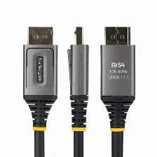 Cable Displayport Startech.com Displayport 2.1, 0.5 M, Negro