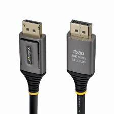Cable Displayport Startech.com Displayport 2.1, 0.5 M, Negro