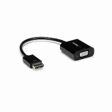 Adaptador Vídeo Startech.com Displayport A Vga (d-sub), 0.1 M, Negro