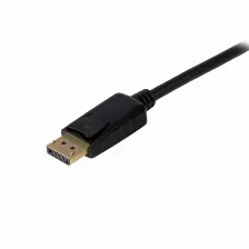 Adaptador Vídeo Startech.com Displayport A Vga (d-sub), 3 M, Negro