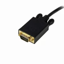 Adaptador Vídeo Startech.com Displayport A Vga (d-sub), 3 M, Negro