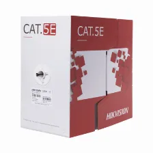 Bobina Hikvision Ds-1ln5eo-uu/e Cat5e, 305 M, U/utp (utp), Negro