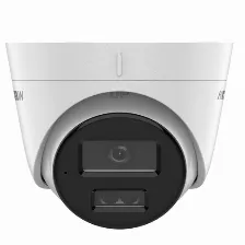 [dual Light] Turret Hikvision Ip 4 Megapixel / Lente 2.8 Mm / 30 Mts Ir + 30 Mts Luz Blanca / Micra“fono Integrado / Acusense Lite / Exterior Ip67 / H.265 / Poe / Onvif / Micro Sd