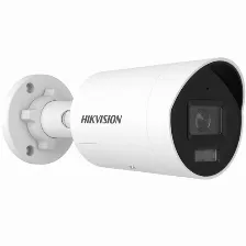 Cámara Ip Hikvision Pro Series Con Colorvu Ds-2cd2087g3-li2uy/srb(2.8mm) 8 Mp, Bala (forma), Microsd, Interior Y Exterior, Ip67, Blanco