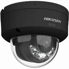 Cámara Ip Hikvision Pro Series Con Colorvu Ds-2cd2147g3-lis2uy(2.8mm)(black) 4 Mp, Domo, Microsd, Interior Y Exterior, Ip67, Negro