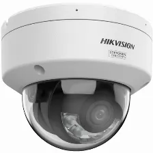 Cámara Ip Hikvision Pro Series Con Colorvu Ds-2cd2167g3-lis2uy(2.8mm) 6 Mp, Domo, Microsd, Interior Y Exterior, Ip67, Blanco