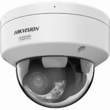 Cámara Ip Hikvision Pro Series Con Colorvu Ds-2cd2167g3-lis2uy(2.8mm) 6 Mp, Domo, Microsd, Interior Y Exterior, Ip67, Blanco