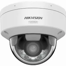 Cámara Ip Hikvision Pro Series Con Colorvu Ds-2cd2167g3-lis2uy(2.8mm) 6 Mp, Domo, Microsd, Interior Y Exterior, Ip67, Blanco