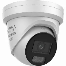 Cámara Ip Hikvision Pro Series Con Colorvu Ds-2cd2367g3-lis2uy/sl(2.8mm) 6 Mp, Torreta, Microsd, Interior Y Exterior, Ip67, Blanco