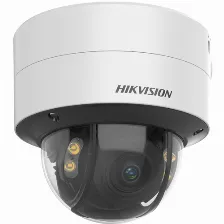 Cámara Ip Hikvision Ds-2cd2747g2t-lzs(2.8-12mm)(c) 4 Mp, Domo, Microsd, Exterior, Ip67, Blanco