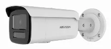 Cámara Ip Hikvision Pro Series Con Acusense Ds-2cd2t83g2-4li2u(4mm) 4 Mp, Bala (forma), Microsd, Exterior, Ip67, Blanco