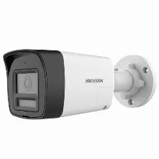 Cámara Vigilancia Hikvision Ds-2ce16k0t-lts(2.8mm) Bala (forma), Exterior, Ip67, Negro, Blanco
