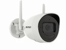 Cámara Ip Hikvision Ds-2cv2041g2-idw(2.8mm)(w) 4 Mp, Bala (forma), Wifi, Microsd, Interior, Ip66, Blanco