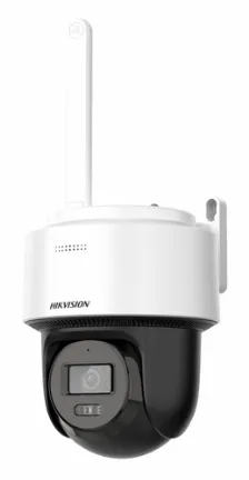 Camara Ip Hikvision, 4 Mp, Torreta, Microsd, Interior Y Exterior, Ip66, Microfono Y Bocina Integrado, Blanco (incluye Montaje De Pared O Techo)