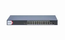 Switch Hikvision Ds-3e1526p-ei/m Gestionado, Rj-45 25, Gigabit Ethernet (10/100/1000), 24 Poe, Gris