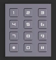 Modulo De Teclado Para Frente De Calle Modular, Desbloqueo De Puerta Mediante Codigo, Llamada A Monitor.