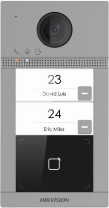 Videoportero Hikvision Ds-kv8213-wme1(c) Alámbrico, 2 Mp, Gris