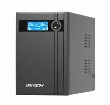 No Break Ups Hikvision, 2000 Va, 1200 W, Pantalla Lcd, Salida 120 Vca, 6 Contactos
