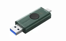 Memoria Usb Kingston Datatraveler Duo, 128gb, Usb-a, Usb-c, Verde