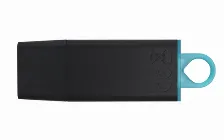 Memoria Usb Kingston Datatraveler Exodia 64gb, 3.2 Gen 1, Factor De Forma Tapa, Color Negro