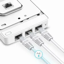 Access Point Tp-link Eap235-wall Wi-fi 2.4/5ghz 300/867 Mbit/s 4puertos Rj45 Multi User Mimo Poe