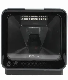 Lector De Codigo De Barras, Ec Line Ec-2d-2800, Negro, Laser, 1d Y 2d, Usb