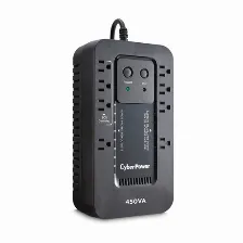No Break Cyberpower Ec450g 0.45 Kva / 260 W, 426 J, Entrada 140 V, 8 Salidas Ac, Negro