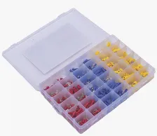Juego De 580 Pzas. Terminales Variadas Con Forro Y Caja De Almacenamiento.