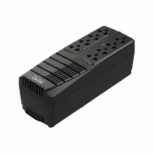 Regulador Epcom Epl1000avr 1 Kva / 500 W, Entrada 95 - 148 V, 8 Salidas Ac, Negro