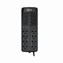 Regulador Epcom Epl2000avr 2 Kva / 1000 W, Entrada 95 - 148 V, 8 Salidas Ac, Negro