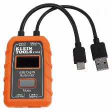 Multa?metro Digital Usb Para Usb-a Y Usb-c.