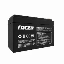 Bateria Para Ups Forza Fub-1270 Sealed Lead Acid (vrla), 12 V, 7 Ah, Negro