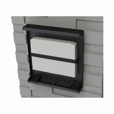 Gabinete Meta?lico De Seguridad Para Dvr/nvr, Ancho 396 Mm X 78 Mm De Alto X