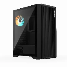 Gabinete Gigabyte C103 Glass Psu, Midi-tower, Atx/mini-itx, Panel Templado, Fuente De 650w Gold, Negro