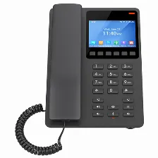 Tela‰fono Ip Grandstream Ghp631 / Tela‰fono Ip Con Pantalla Lcd A Color 3.5 , 2 Laneas Sip Con 2 Cuentas, Codec Opus, Ipv4/ipv6, Con Gestia“n En La Nube Gdms, Negro
