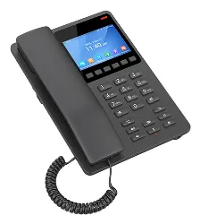 Tela‰fono Ip Grandstream Ghp631 / Tela‰fono Ip Con Pantalla Lcd A Color 3.5 , 2 Laneas Sip Con 2 Cuentas, Codec Opus, Ipv4/ipv6, Con Gestia“n En La Nube Gdms, Negro