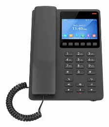 Tela‰fono Ip Grandstream Ghp631w / Tela‰fono Wifi Hotelero Con Pantalla Lcd A Color, 2 Laneas Sip Con 2 Cuentas, Codec Opus, Ipv4/ipv6, Color Negro, Con Gestia“n En La Nube Gdms