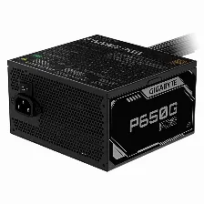 Fuente De Poder Gigabyte Gp-p650g Pg5, 650w, 80 Plus Gold, 24-pin Atx, 12vhpwr, 120mm, Negro