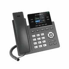Teléfono Ip Grandstream Networks Grp2612p Terminal Con Conexión Por Cable, Poe, 2 Líneas, Negro