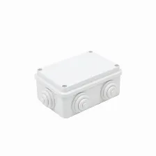 Cajas De Conexiones Gewiss Gw-44-005, Pvc, Blanco, Ip55, 120 Mm, 80 Mm, 50 Mm