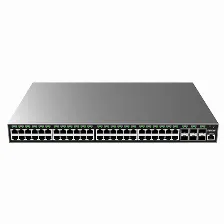 Switch Grandstream Networks Gwn7806p Gestionado, L2+, Rj-45 48, Gigabit Ethernet (10/100/1000), 48 Poe, Gris