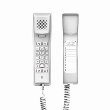 Teléfono Ip Fanvil H2u-w Terminal Con Conexión Por Cable, Poe, 2 Líneas, Blanco