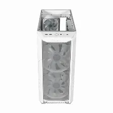 Gabinete Cooler Master Haf 500 Midi Tower Con Ventana, 3x Vent. Argb, Blanco