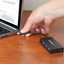 Concentrador Startech (hb30c3a1cfb), 1 Usb-c Macho 3.0, 3 Puertos Usb-a 3.0