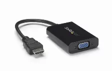Cable Adaptador Startech (hd2vgaa2) Externo Conversor De Vídeo Y Audio Hdmi A Vga - 1920x1200