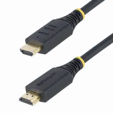 Cable Hdmi Startech.com Hdmi2-cable-4k60-1m V. 2.0, Canal Ethernet, 1 M, 18 Gbit/s, Negro