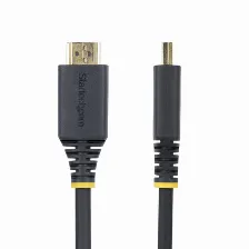Cable Hdmi Startech.com Hdmi2-cable-4k60-2m V. 2.0, Canal Ethernet, 2 M, 18 Gbit/s, Negro