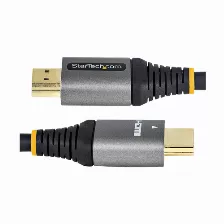 Cable Hdmi Startech.com Hdmm21v4m V. 2.1, 4 M, 48 Gbit/s, Negro, Gris